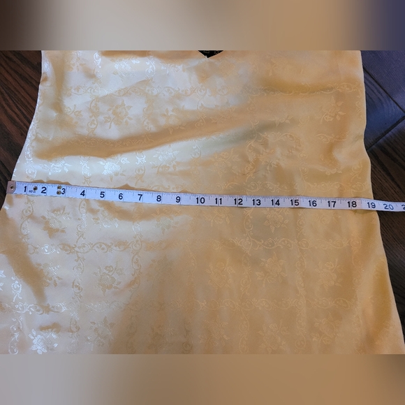 Satiny Nightgown, Buttery Yellow - Picture 7 of 9